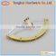 New style plastic light gold metal handle for lady's handbag