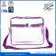 2015 trendy pvc messenger bag for teenager
