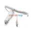 Factory Wholesale White 2A Car Charger For Samsung HTC With Micro USB Cable Line With Retail Package Box