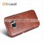 ICARER Vintage Real Leather Back Cover Phone Case for Samsung Galaxy S7