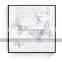 Modern canvas oil painting wall decorative/cartoon oil painting on canvas