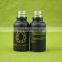 essential oil glass bottle with screen printing,dark violet glass bottle