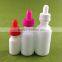Best sale 20ml white porcelain wholesale bottle with childproof cap and dropper for cosmetic/e liquid/e juice/milk packaging