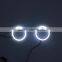 100mm led angel eyes ring for car Motorcycle auto white yellow blue cob angel eye led ring100mm guide angel eyes headlights