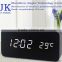 hot sale new Digital Wooden woodn LED alarm Clock & Wooden Digital Table Clocks For Promotion Gift