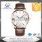 ladies brand stainless steel watches genuine leather strap