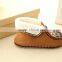ladies elegant cashmere fancy footwear
