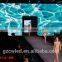 China guangzhou high quality flexible p4 Indoor Full Color 1R1G1B Led advertising screen