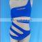 Fabric lining sexy one shoulder bandage women swimwear one piece no coverage swimsuit