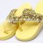 2015 Comfortable hot sale slippers summer beach lady flip flops slippers wholesale