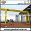 light duty single girder frame crane with hoist