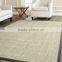 Plain pattern machine made sisal carpet living room area rug