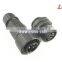 2/3/4/5/6 pin quality waterproof chassis connector female panel mount connector