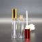 Empty shiny golden color lip gloss tube for liquid lipstick use