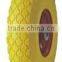 high quality wheelbarrow PU rubber wheel 3.50-4