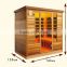 Best selling far infrared home sauna for weight loss slimming with low emf carbon heaters