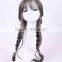 Cartoon gray Dreadloks with two braid ponytials wig N361