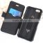 Luxury design flip leather smart cover case for apple iphone6/6 plus