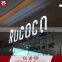 CE certified Led epoxy resin illuminated sign brand words logo