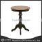 country style country side wood black tea table
