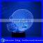 Creative Vision Rugby Helmet 3D Night Light Indoor Decoration LED Night Light