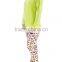 Kevince velour pyjama set pant green reactive print knitting woman MOQ 1000sets OEM factory directly