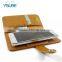Printed Flower Pattern PU Leather Universal Wallet Phone Case For iPhone 7