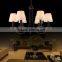 modern fabric chandeliers for dining room,Wrought iron chandelier cloth bedroom