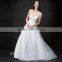 2016 Luxury a line Wedding Dresses Crystal Beading 2016 Bride Dress china custom made wedding dress