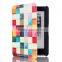 Leather flip leather case for Amazon Kindle Voyage,Magnet wake up case for amazon tablet