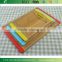Non-slip Bamboo serving Board with colorful silicone edges