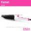 KEMEI km-765 different types of hair curlers electric hair brush styler spiral hair curlers