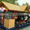 four wheel Ice cream display cart; ice cream showcase ;gelato display