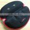 GC--Red zipper with 1680D knitted fabric eva glasses hard case