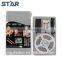 Blister Pack Flexible LED Strip Light Set 5meter RGB 5050 30led/m 36w IP20 DC12V + RGB IR Remote Controller + 36w 12v Adapter