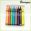 Twistable washable wax crayon in bulk,triangle color wax crayon,custom shaped design triangular crayon