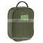 Green kids canvas lunch bag cartoon design