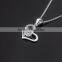 High End Fashion Heart Shaped Pendant Jewelry, Wholesale 925 CZ Charms Pendant