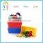 New pp toy storage box classroom storage stackable box with lid