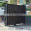 decorative compsite plastic wpc garden fencing