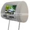Black, Gray, Beige Color and Universal Car Use 7" inch Headrest DVD Player with Audio and Video Input/Output