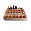 30 bottles storage wooden essential oil tray with 30 compartments