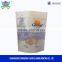 Cereal Seed Plastic And Paper Kraft Bag With Window And Zipper