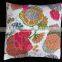 Indian hand block print cushions jogi embroidered cushion covers kantha cushion covers