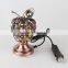 wholesale golden electric incense burner apple shape censer use in car