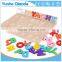 High quality wood toy alphabet learning puzzle for preschool children