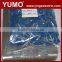 YUMO 100Pcs Insulated Wire Copper Connector Cord Pin End Crimp Terminals Kits AWG 10 Blue E2512