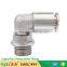 JULY supply good quality good price copper plated 90 degree elbow fittings