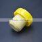 Shiny Yellow Plastic Cap With Wooden Cork for Glass Bottle Cheap Price