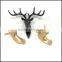 resin decorative wall hanging deer head hooks